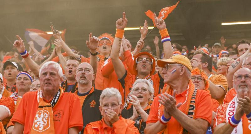  - Pays-Bas - France : marée orange en vue à Leipzig, les supporters néerlandais en force