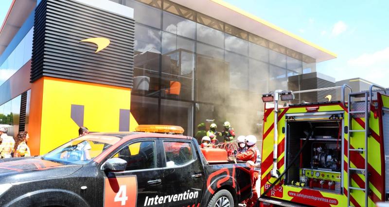  - F1 : un membre de l’écurie Mclaren hospitalisé après l’incendie de leur motorhome