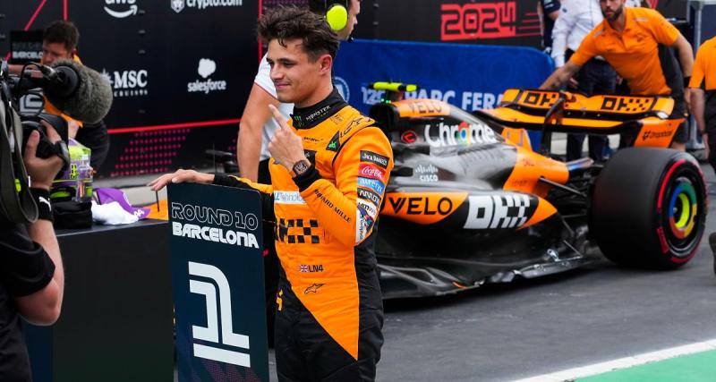  - Lando Norris aux anges après sa pole position à Barcelone, il vise une deuxième victoire en F1