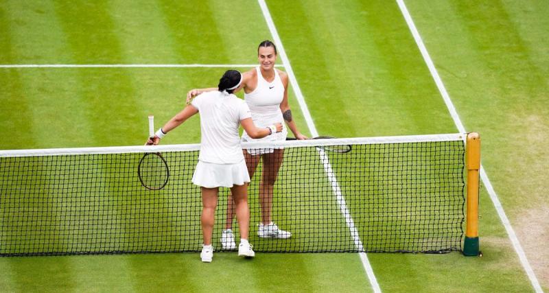  - Wimbledon : Sabalenka et Jabeur déjà en mode régalade à l'entraînement