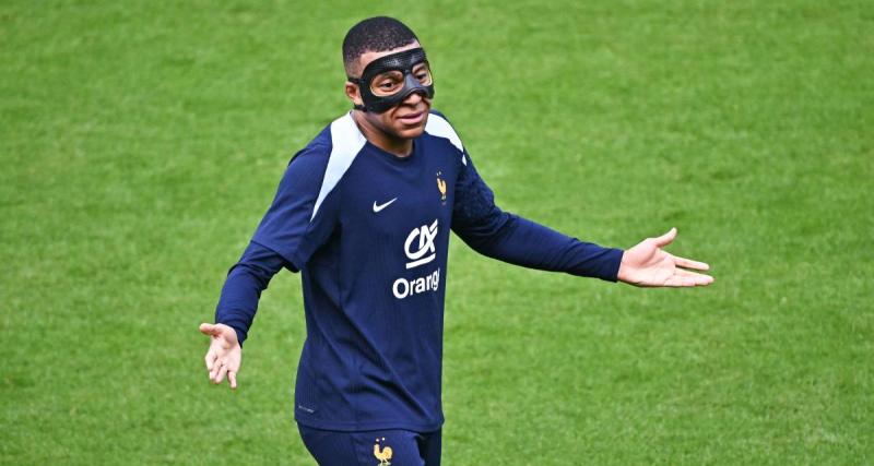  - Équipe de France : sa fracture du nez, son masque, sa forme physique, ... Mbappé revient sur son début d'Euro mouvementé