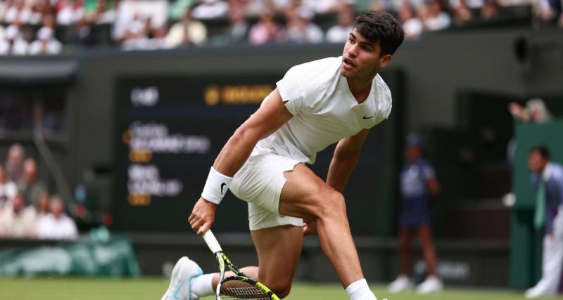  - Wimbledon : poussé dans ses retranchements, Alcaraz s’en sort dans la douleur face à un qualifié 