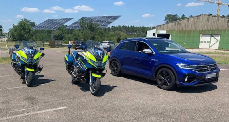  - Parce qu'il fait chaud, ce jeune automobiliste roule à 204 km/h sur l'autoroute, les gendarmes le mettent au frais