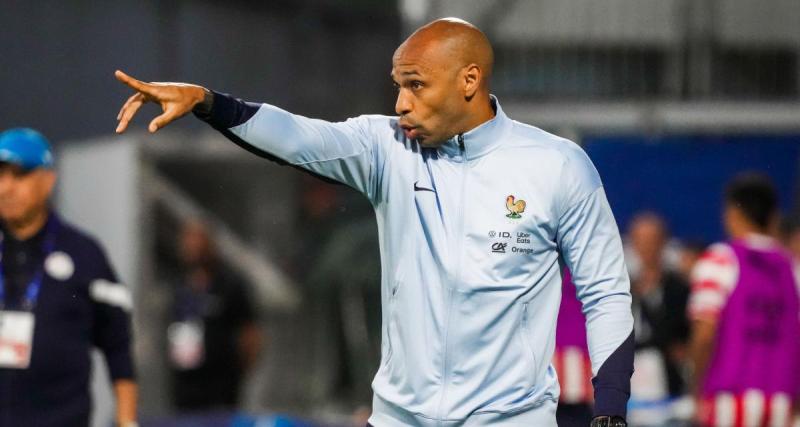  - Équipe de France U23 : malgré la large victoire contre le Paraguay, Thierry Henry n’est pas satisfait
