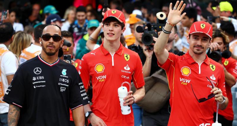  - Charles Leclerc donne des conseils à Oliver Bearman avant ses débuts en Formule 1