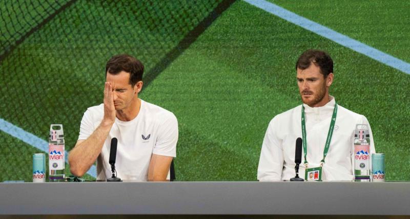  - Wimbledon : Andy Murray fond en larmes après son élimination en double avec son frère