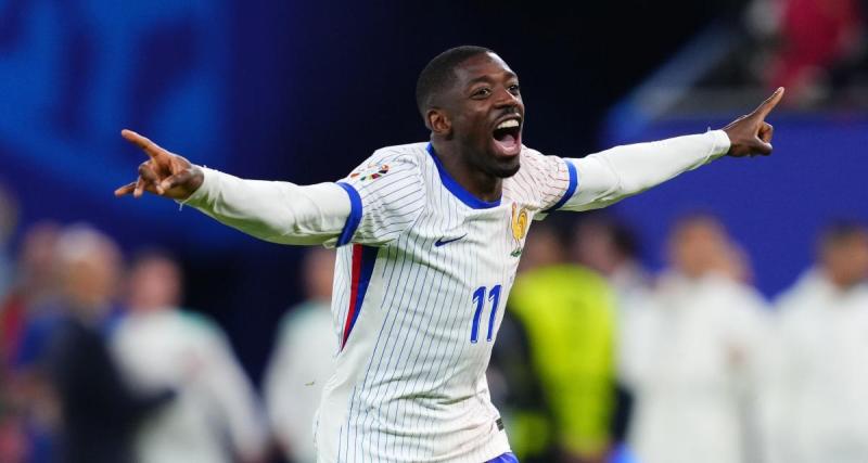  - Portugal - France : la célébration hilarante de Dembélé et ses coéquipiers avec son trophée d'homme du match