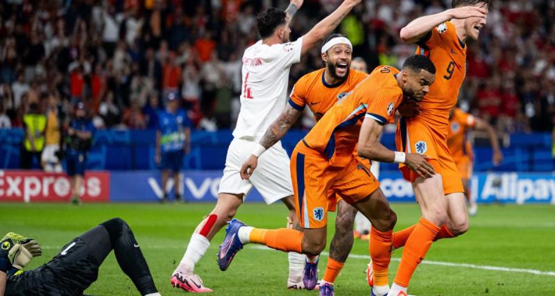  - Pays-Bas – Turquie : mal embarqués, les Oranje renversent les Turcs et rejoignent l’Angleterre en demies