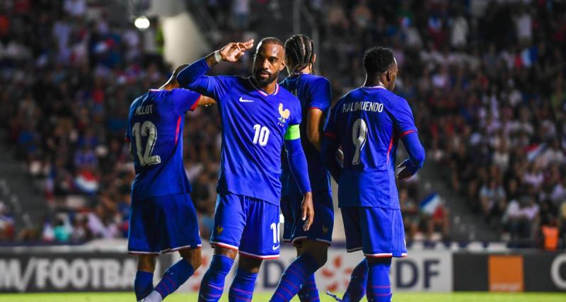  - La France devant la République dominicaine à la pause