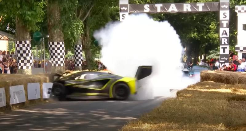  - Une Lotus unique au monde victime d'un crash gag à Goodwood