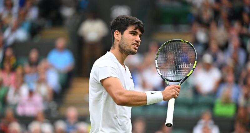  - Espagne - Angleterre : la petite boutade de Carlos Alcaraz au public de Wimbledon avant la finale