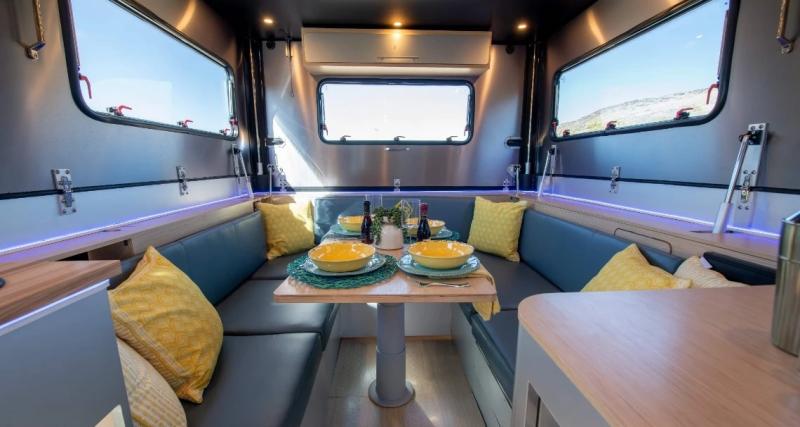  Capax Camper : une nouvelle approche du camping-car - Un intérieur flexible et moderne