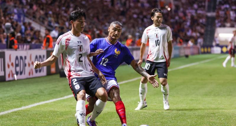  - À la pause, le Japon mène contre la France 