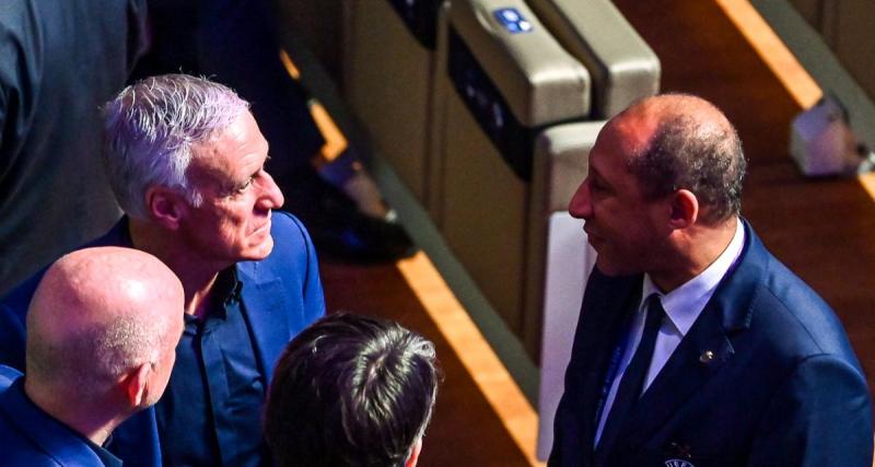  - Equipe de France : Didier Deschamps a échangé avec Philippe Diallo