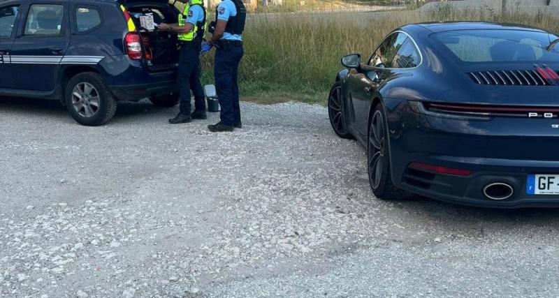  - Sa belle Porsche ne l'empêche pas de tomber dans les filets de la Gendarmerie à 186 km/h