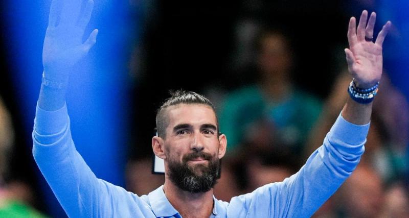  - JO : la réaction tout simplement magique de Michael Phelps sur le succès de Marchand au 200m papillon