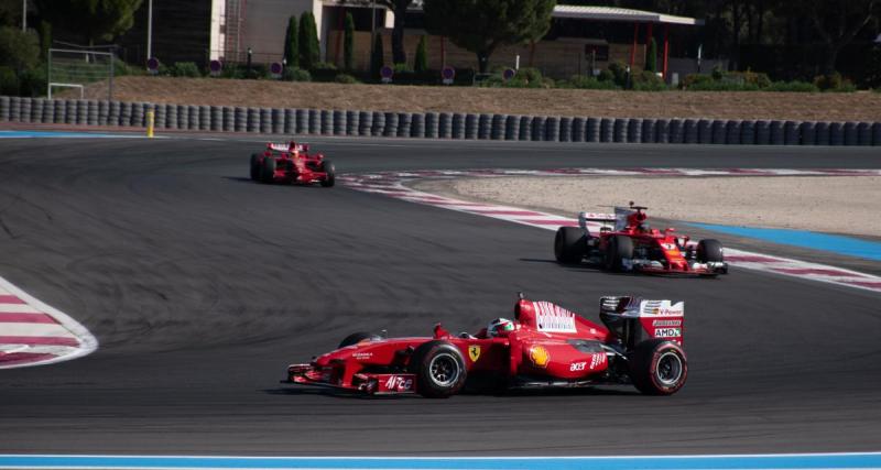  - Le Ferrari Corse Clienti en piste au Paul Ricard