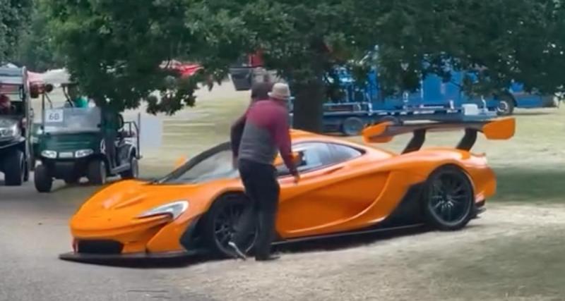  - VIDEO - Garer cette McLaren P1 GTR dans l’herbe n’était pas une très bonne idée…