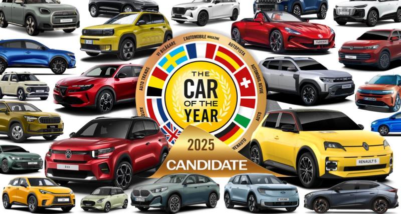  - Voiture de l’année 2025 : déjà une première liste des prétendantes au titre !