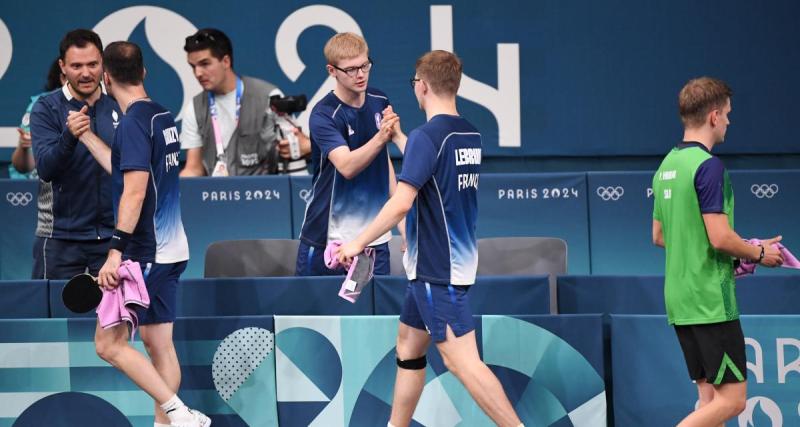  - JO : pas de miracle pour la France et les frères Lebrun, éliminés par la Chine en demi-finale du tournoi par équipes 