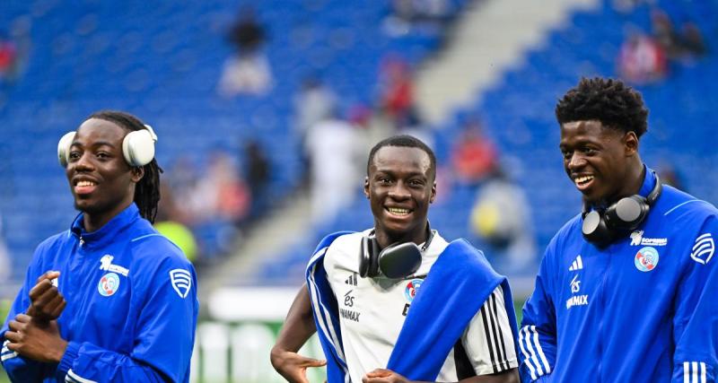  - Strasbourg : Ismaël Doukouré présent à l'entraînement