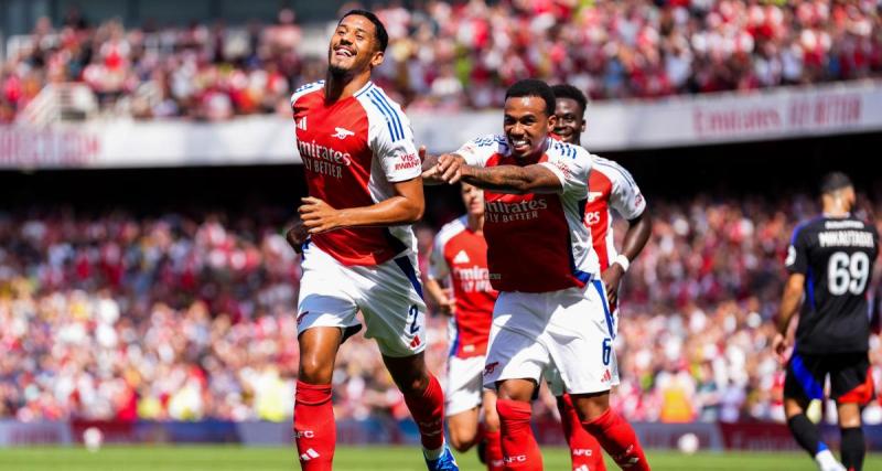  - Arsenal - OL : le but sur corner signé William Saliba en vidéo