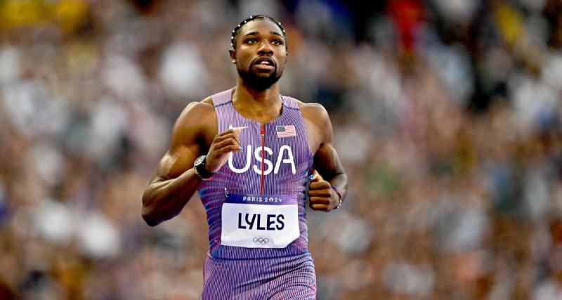  - OL : le champion olympique du 100m kiff sur maillot des Gones !