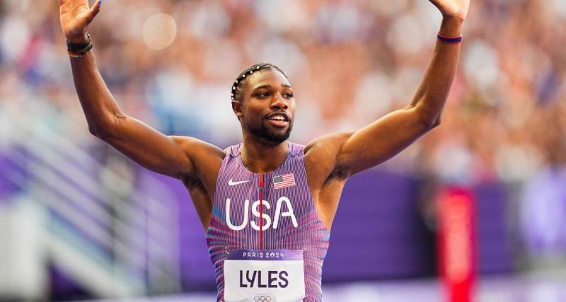  - OL : le joli clin d'oeil du champion du 100 mètres Noah Lyles 
