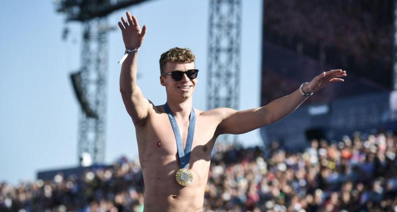  - JO : Léon Marchand remporte un titre très honorifique loin devant Teddy Riner