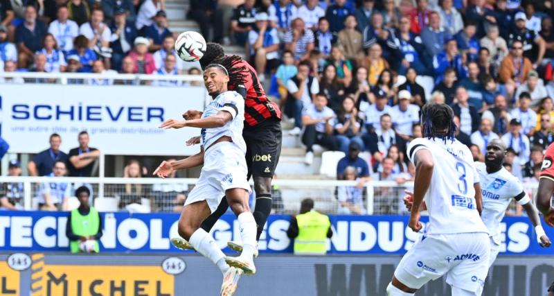  - Nice tenu en échec par Auxerre à la pause