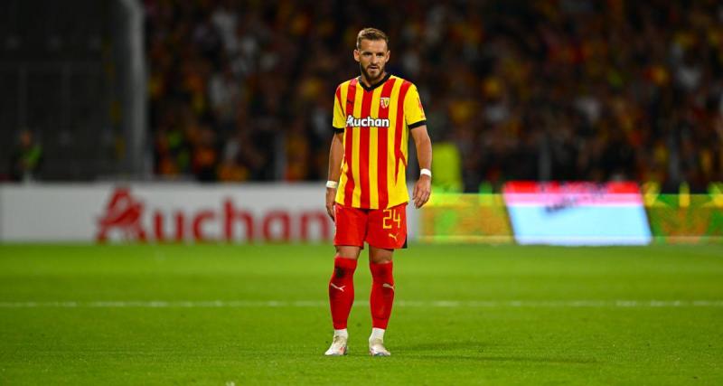  - Lens : le soulagement de Jonathan Gradit après la victoire contre le Panathinaïkos 