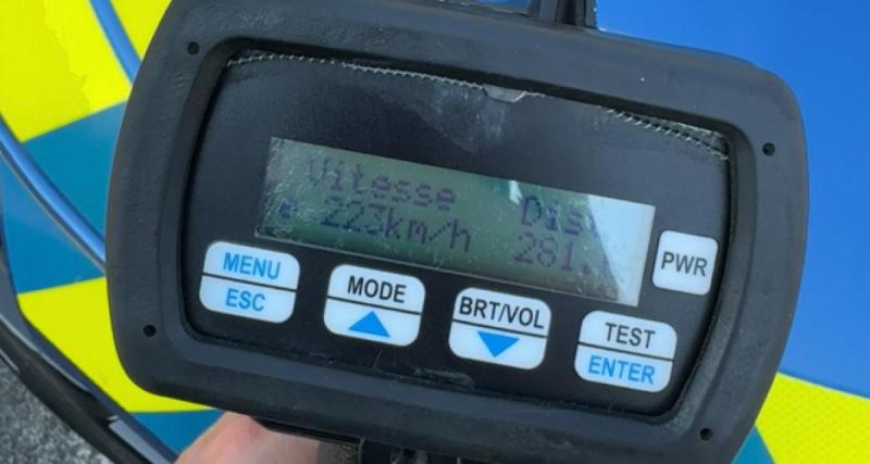  - Flashé à 223 km/h en RSQ 8, un Néerlandais stoppé par les gendarmes