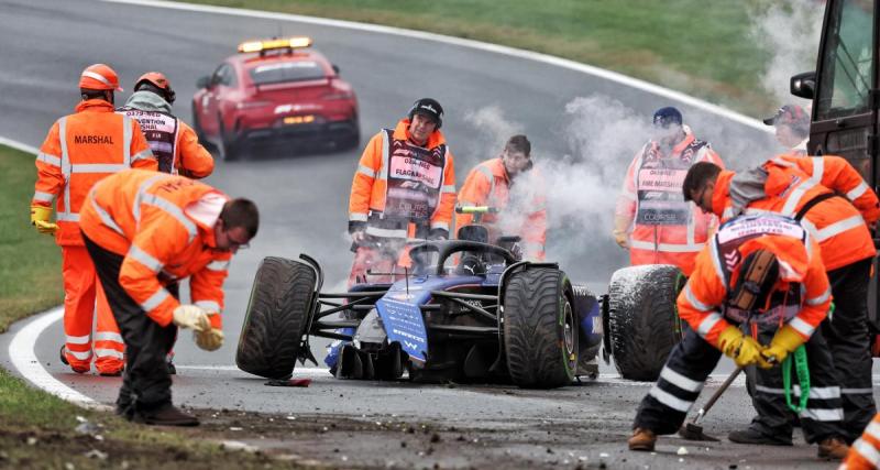  - VIDEO - Grand Prix des Pays-Bas : Sargeant tape violement la barrière mais s’en sort bien, frayeur pour Hülkenberg