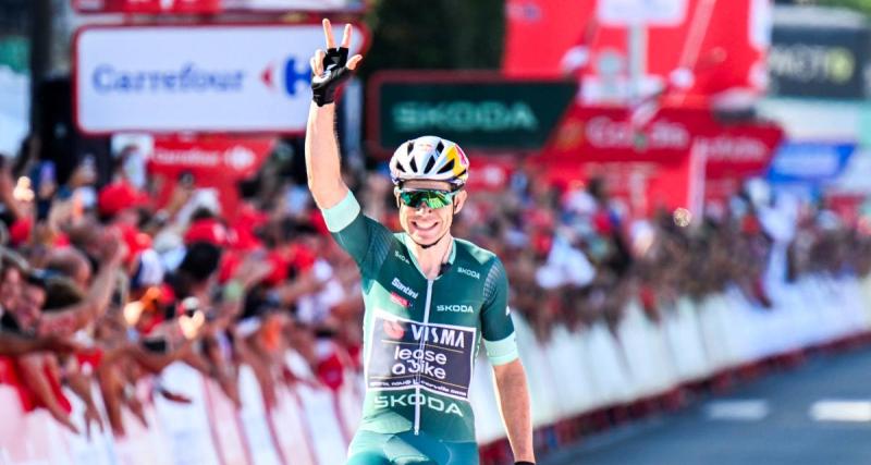  - Vuelta : Van Aert est revenu sur sa brillante victoire malgré un début d'étape compliqué