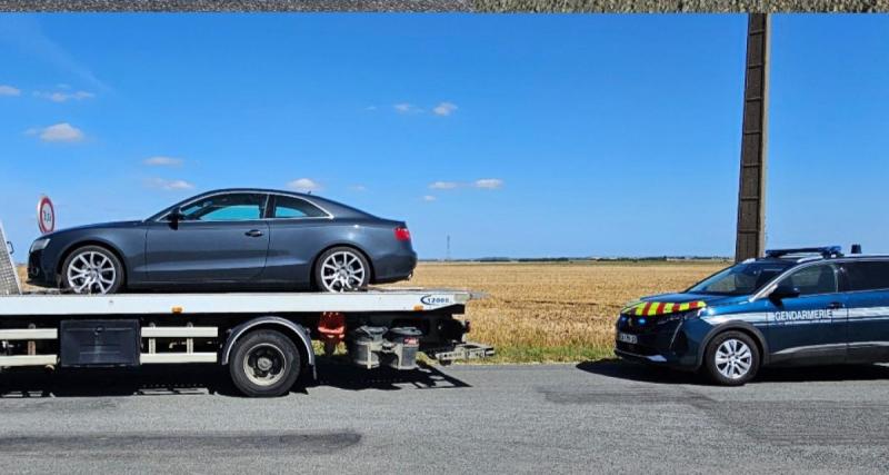  - En grand excès de vitesse car il a envie … d’aller aux toilettes !