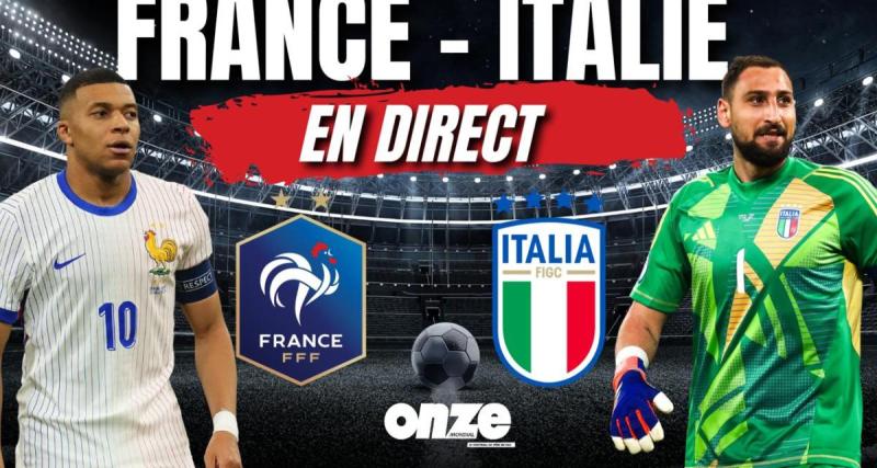  - 🚨 France - Italie en direct : les Italiens donnent la leçon... Le match en Live !
