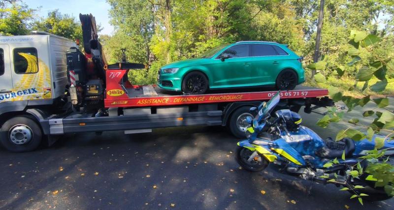  - Il pousse sa voiture sur les routes de Dordogne et explose le compteur du radar des gendarmes