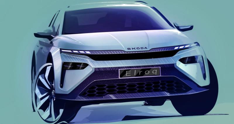  - Skoda dévoile en partie son Elroq avant le Mondial de l’Automobile de Paris