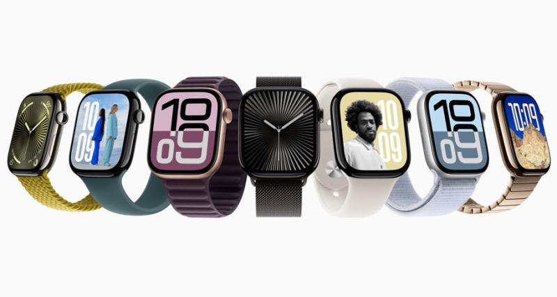 Apple Watch Series 10 : plus fine, plus puissante - Un design plus fin, mais tout aussi performant