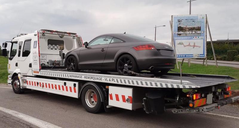  - Le quinquagénaire bombarde au volant de son Audi, mais laisse son bolide aux gendarmes