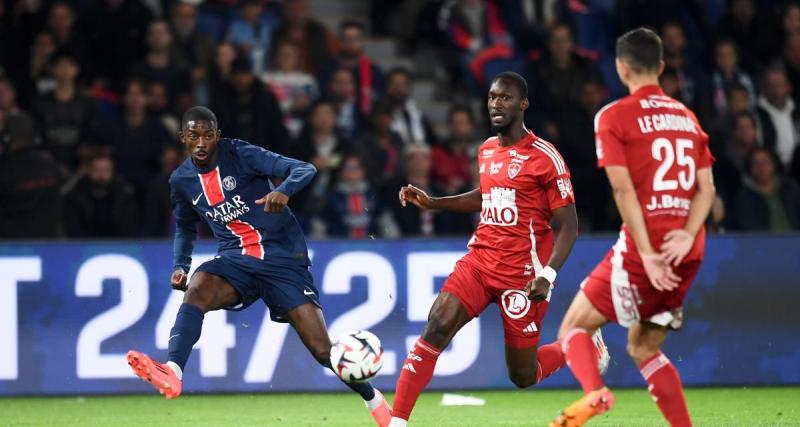  - Dembélé a répondu à Del Castillo, score de parité entre le PSG et Brest à la pause !