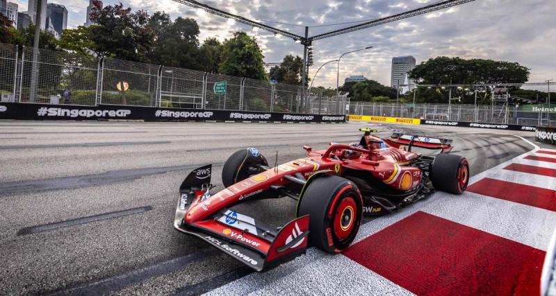  - Grand Prix de Singapour : la séance de qualifications interrompue suite à un drapeau rouge