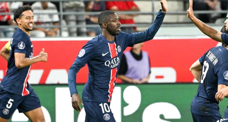  - Reims - PSG : le fait d'armes inédit de Dembélé en Ligue 1