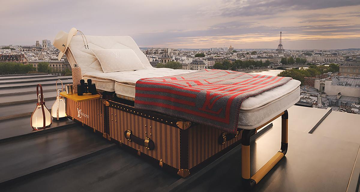 Pharrell Williams sublime le Bed Trunk de Louis Vuitton