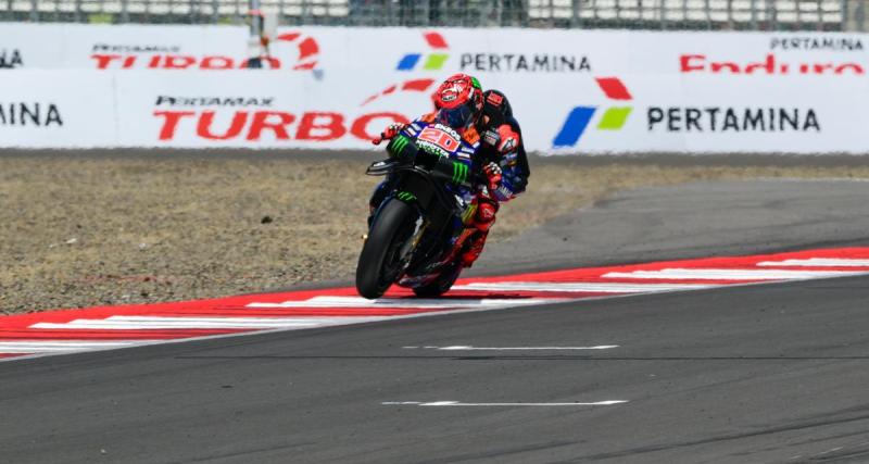  - Grand Prix d’Indonésie : Quartararo peste contre un énorme problème de sa Yamaha malgré sa superbe course