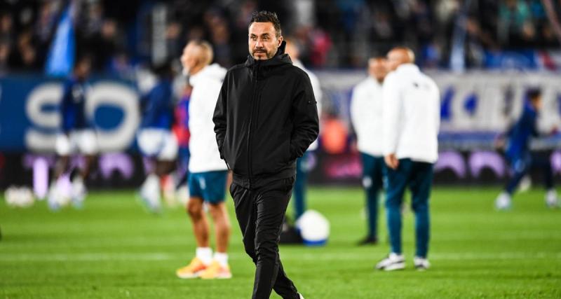 - OM : pour De Zerbi, la défaite à Strasbourg est "méritée"