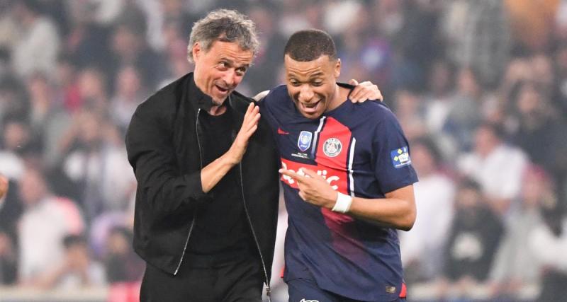  - PSG : la séquence folle de Luis Enrique qui recadrer Mbappé malgré un triplé de l'attaquant 