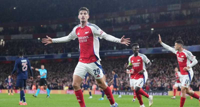  - Le PSG mené par deux buts à Arsenal à la pause
