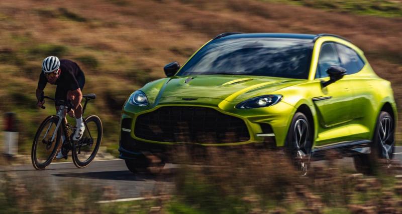  - Insolite : un cycliste ambassadeur d'Aston Martin