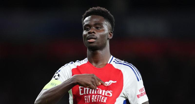 - Arsenal - PSG : la photo sympa entre Saka et Pirès après la rencontre